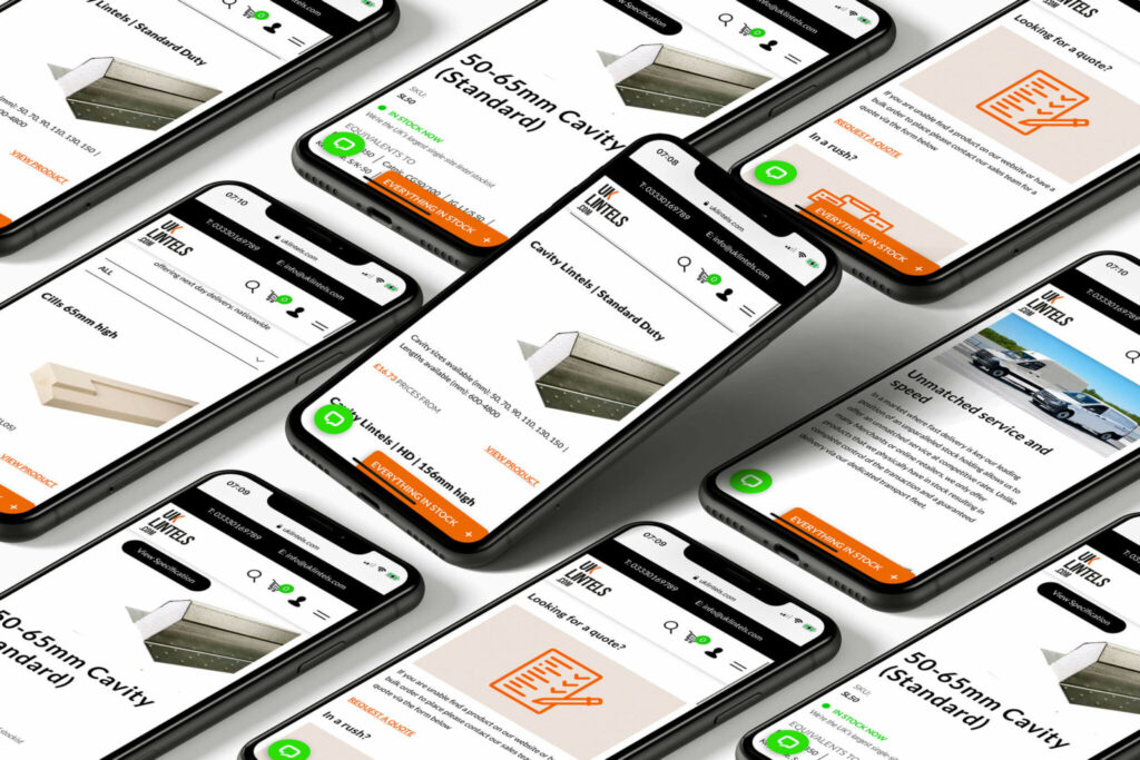 Ecommerce, custom logistics software and ongoing optimisation for the UK's largest steel lintel stockist.