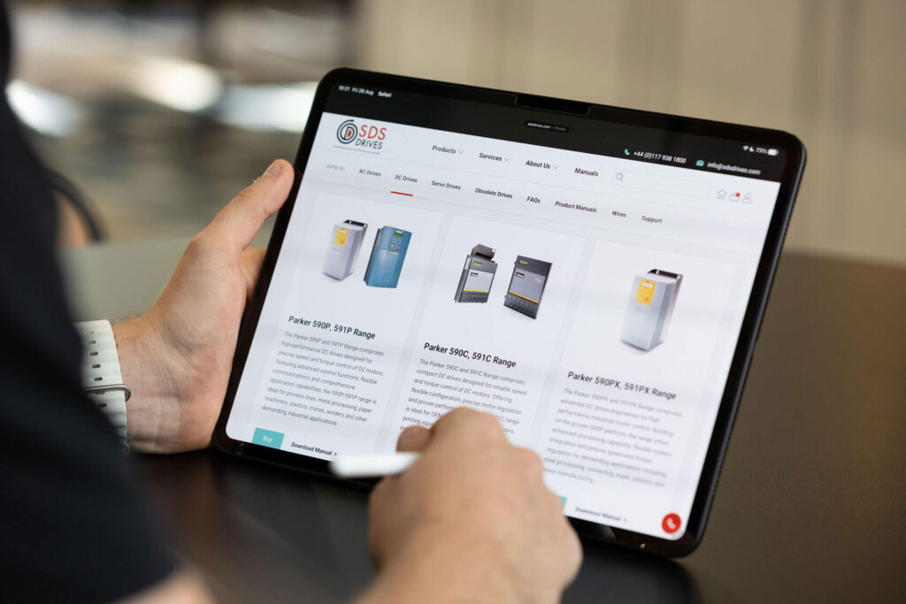 Long term WordPress support and AI search visibility for an industrial drives distributor.